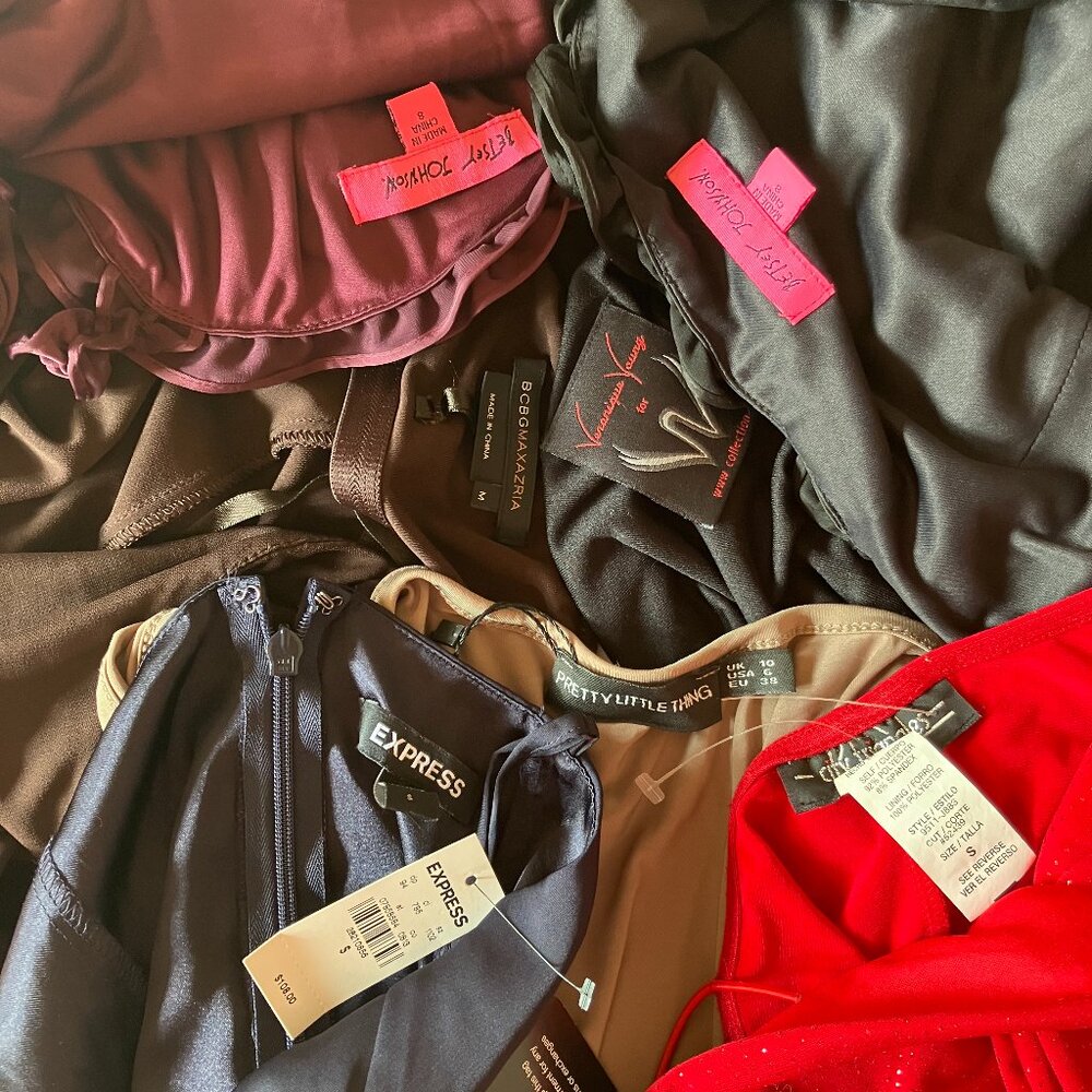 SALE Box of 7 dresses/gowns S/M